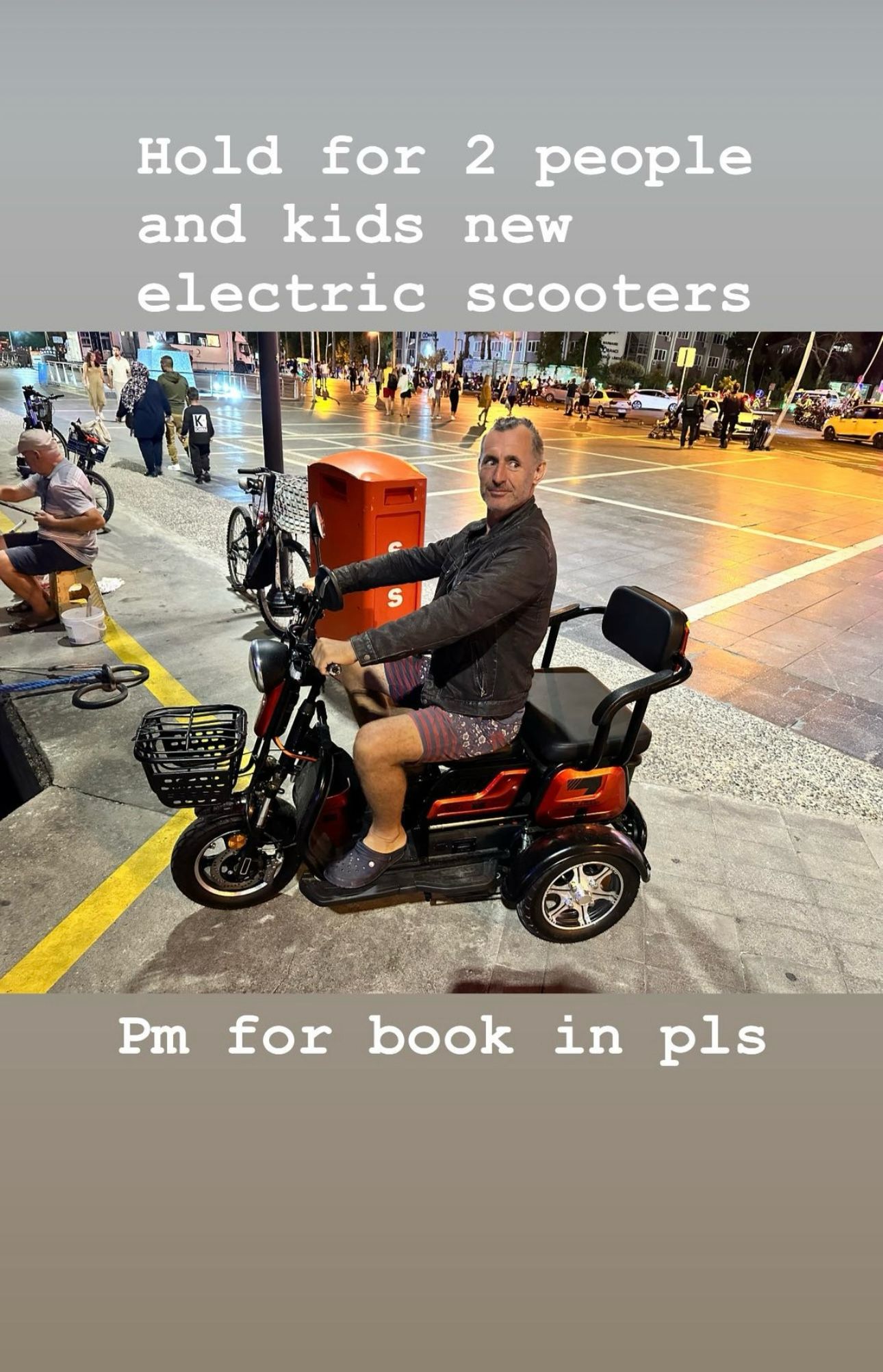 Electric Scooter for rent pm for price and book in pls Thank you